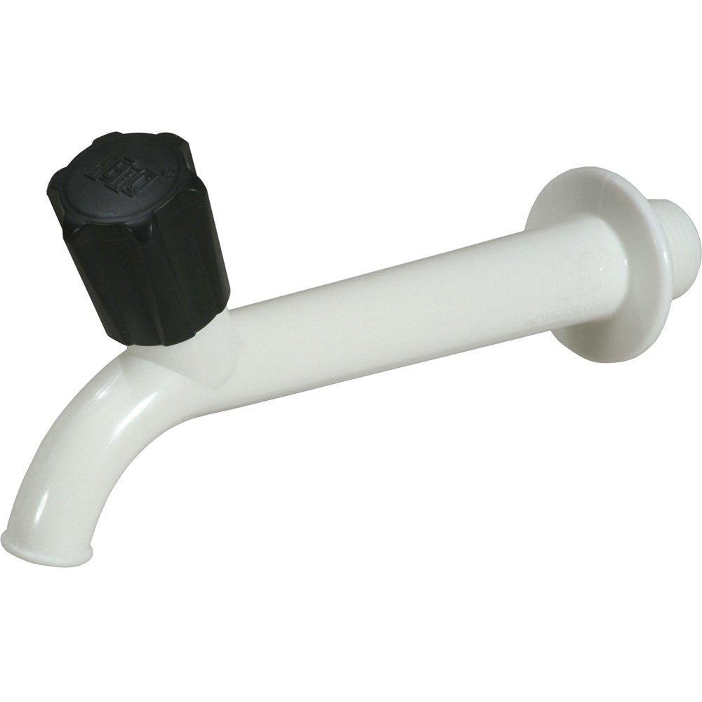 Torneira para Tanque Herc 1158 15cm 1/2 Branca Plástica - Embalagem com 12 Unida