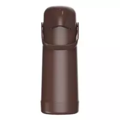 Garrafa Termolar Magic Pump Pressão 8700 Marrom Café da Tarde - 1 Litro