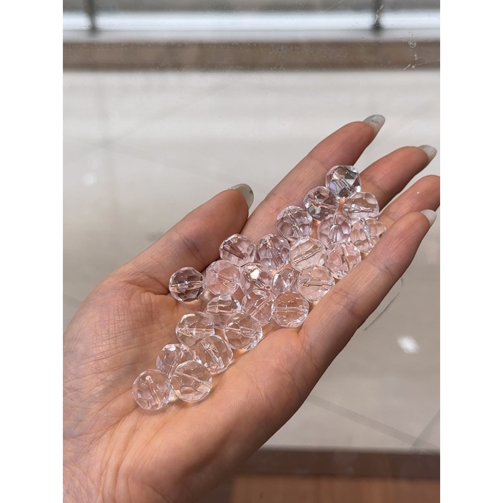 Contas de abacaxi de cristal branco Natural artesanal diy acessórios pulseira colar pingente acessórios moda All-Match S
