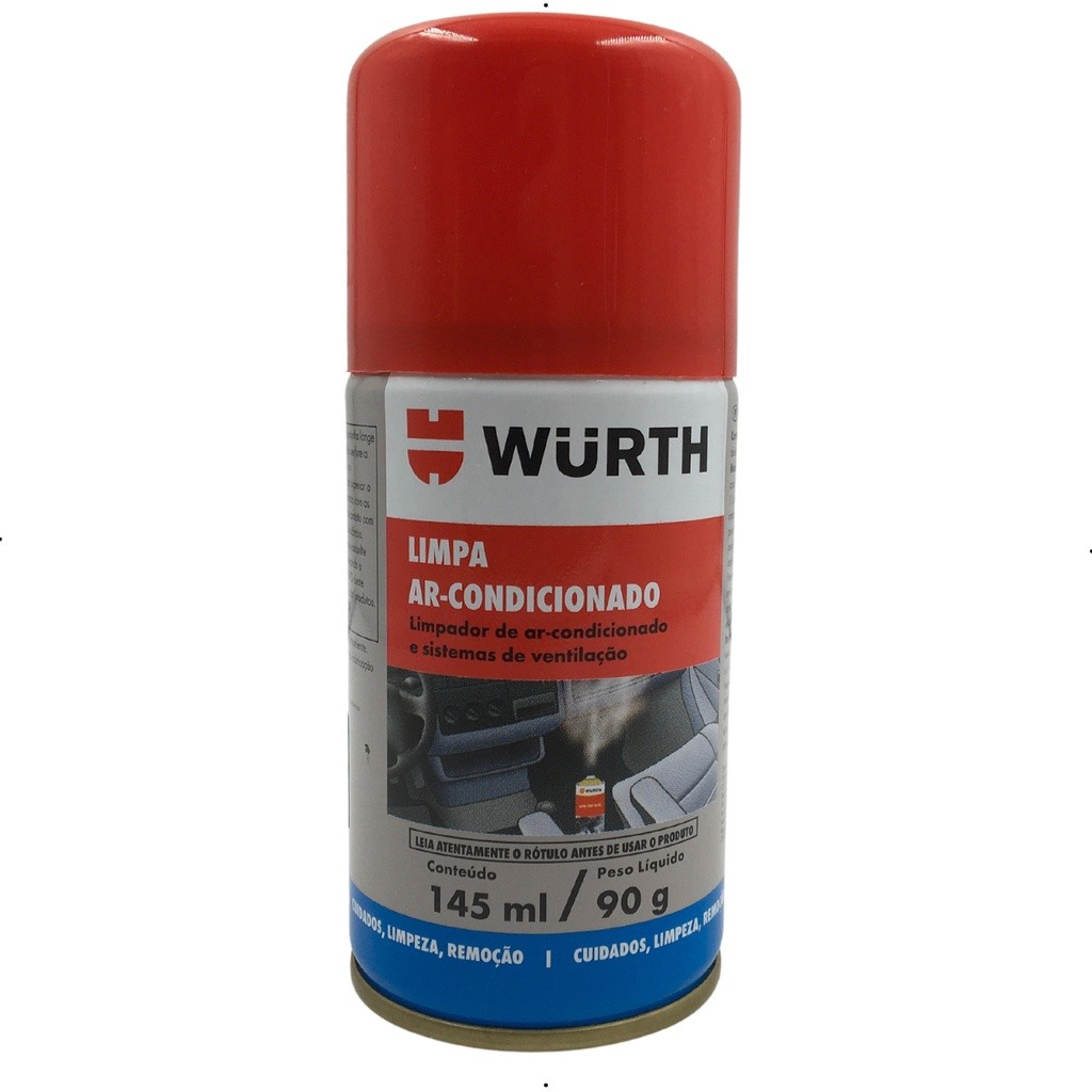 Limpa Ar Condicionado Higienizador Ar Condicionado Wurth 145ml Fragrância CARRO NOVO