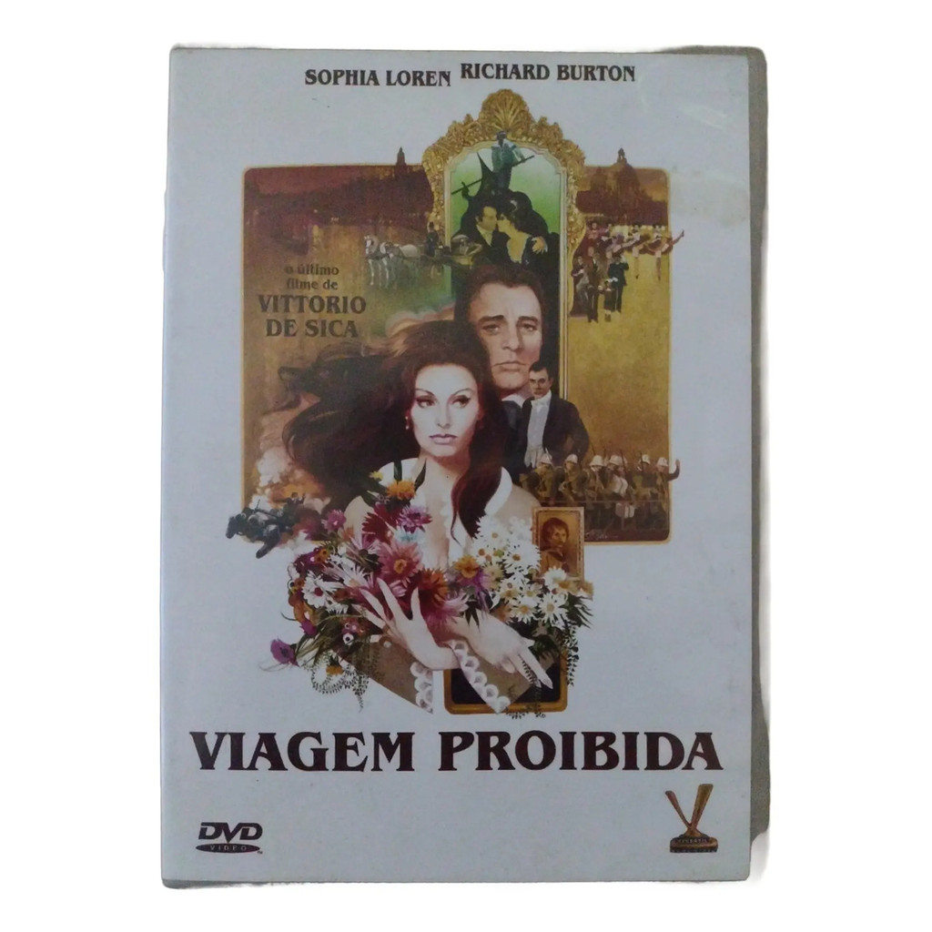 DVD Filme Viagem Proibida 1974 Sophia Loren Richard Burton