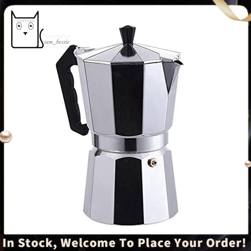 Máquina De Café Expresso Moka Pote Fogão Espresso Cafeteira Para Grande Sabor Elétrico Cerâmica