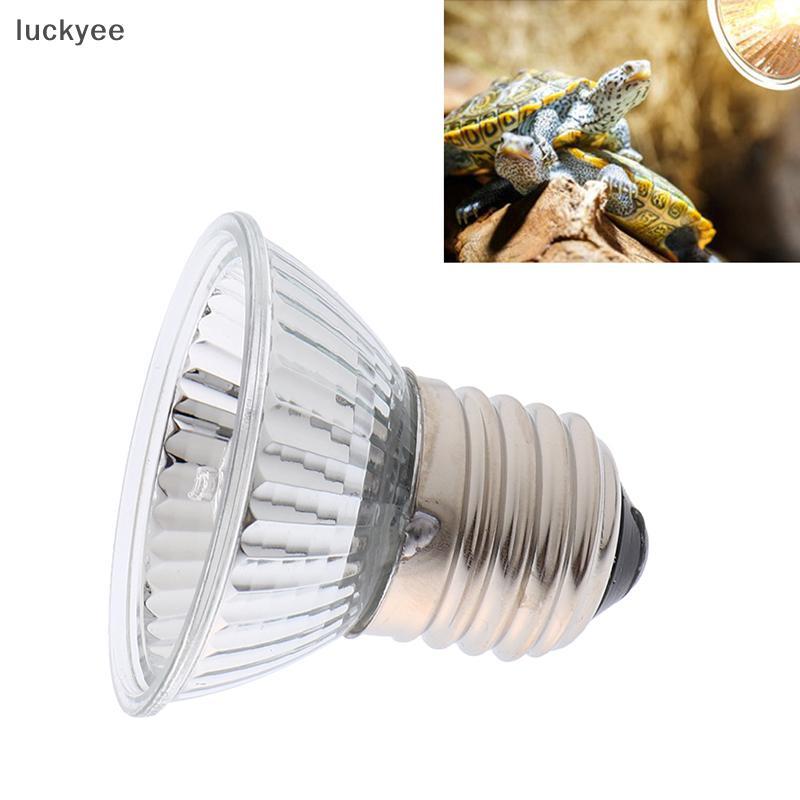 luckyeo 25/50/75W UVA + UVB 3.0 Réptil Lâmpada Tartaruga Basking Lâmpadas UV De Aquecimento Controlador Temperatura TQ