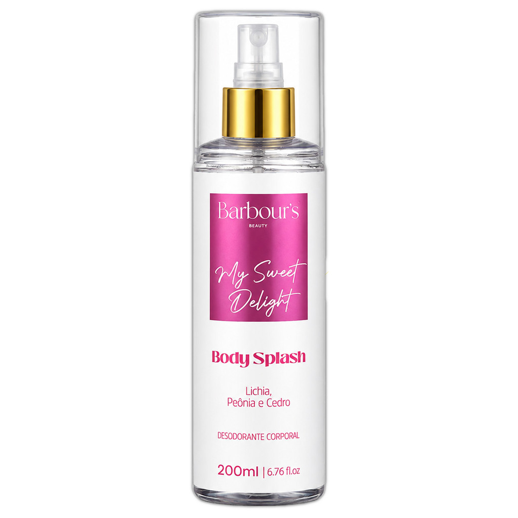 Body Splash Barbours Desodorante Colônia My Sweet Delight 200ml
