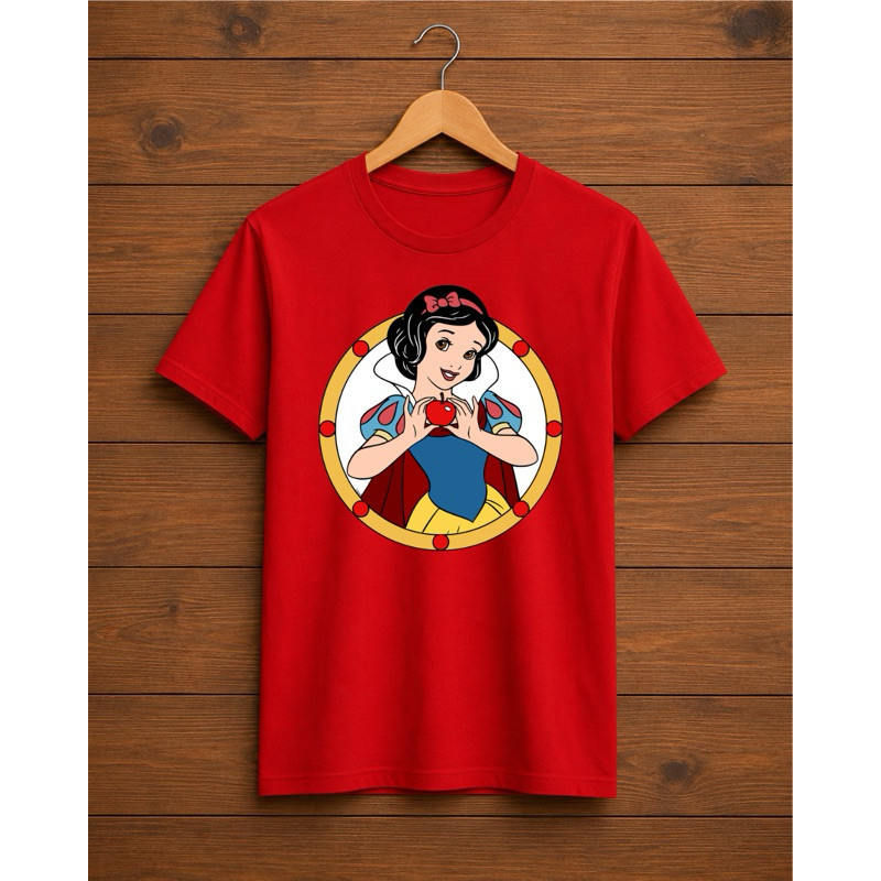 Camiseta Branca de Neve Príncipe Anões Festa Temática Infantil Adulto e Plus Size