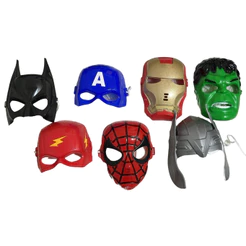 MASCARA SUPER HEROIS PLASTICO PREMIUM