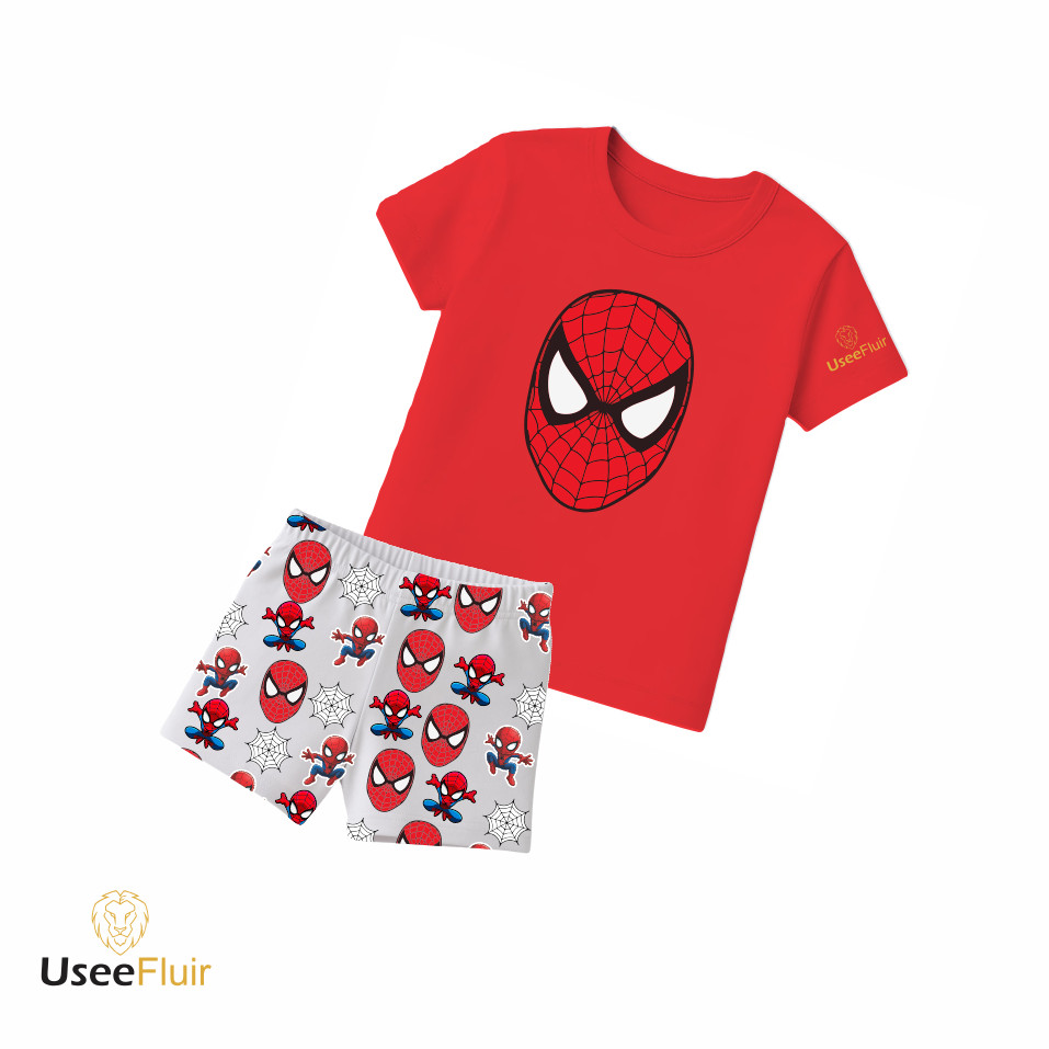 Pijama Infantil Menino Conjunto Infantil Verão Roupa Infantil Confortável Macia Qualidade Premium