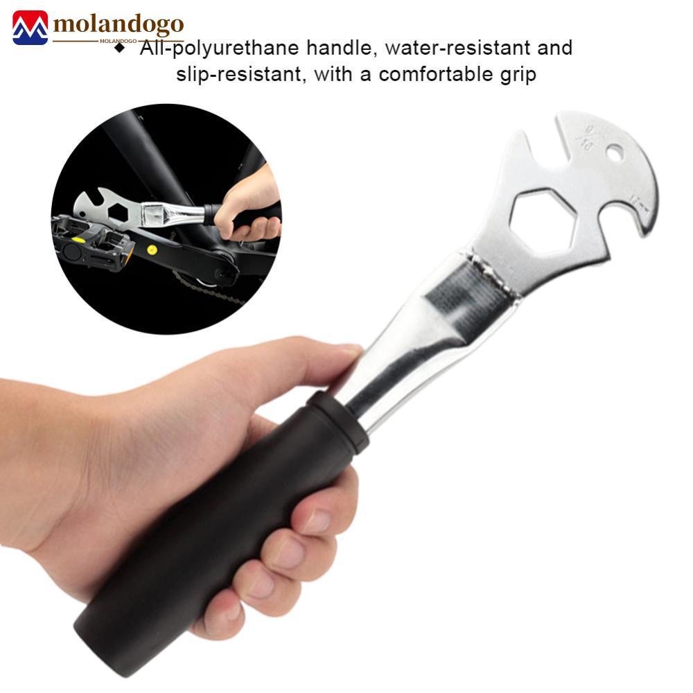 Mandogo Multifuncional Chave De Remoção De Pedal De Bicicleta 15MM Mandíbula Padrão 24MM Buraco Sextavado Eixo Traseiro