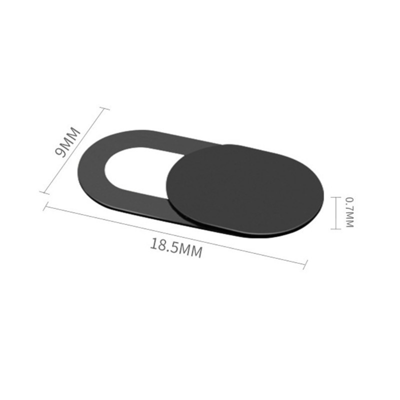 Aconchegante 50 Peças Preto Capa De Câmera Deslizante Para Laptop Telefone Tablet Webcam Protetor De Privacidade