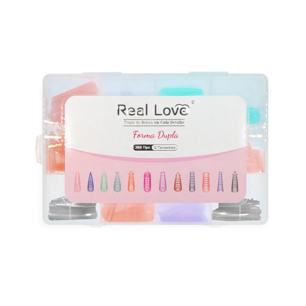 Molde F1 Alongamento Diversos Modelos 288 pç Color - Real Love