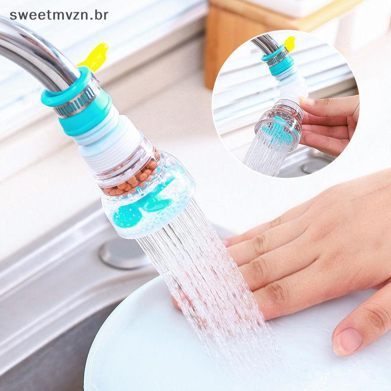 sweetmvzn 360 ° Torneira Rotativa Impulsionador Chuveiro Pia Da Cozinha Extensor Filtro De Água Cabeça Bico Purificador