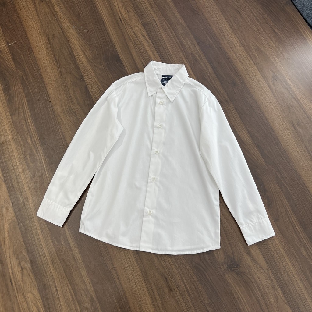 Comércio exterior crianças roupas crianças bebê meninos crianças primavera outono lapela de manga comprida camisa branca