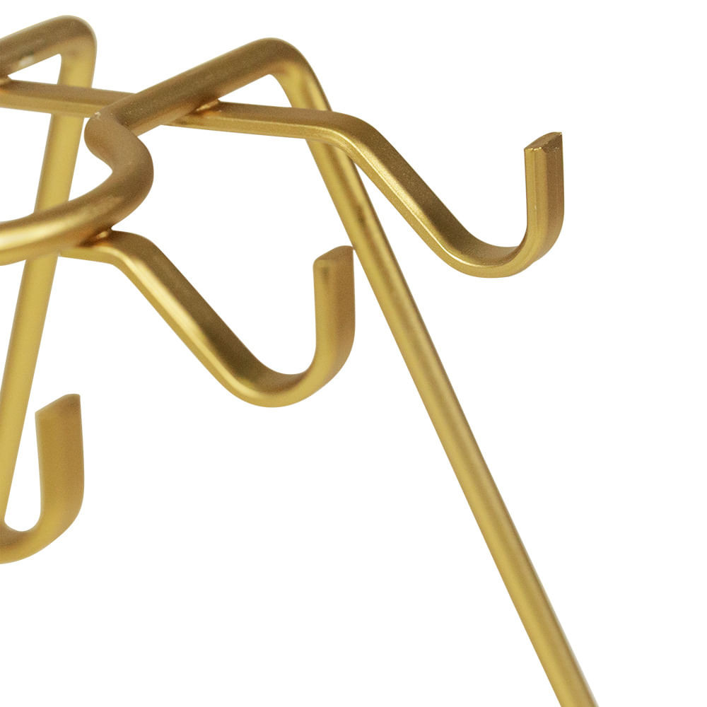 Suporte 2 Em 1 para Xicaras e Coador de Café Dourado Viena Bel em Oferta na Shopee