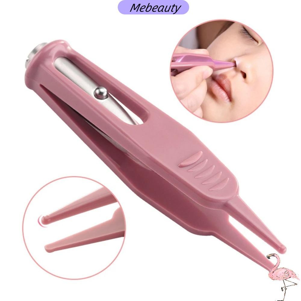 Pinça Segura Para Nariz MEBEAUTYBR , Clipes De Plástico Escavação De Bebês Com Luz LED , De Limpeza