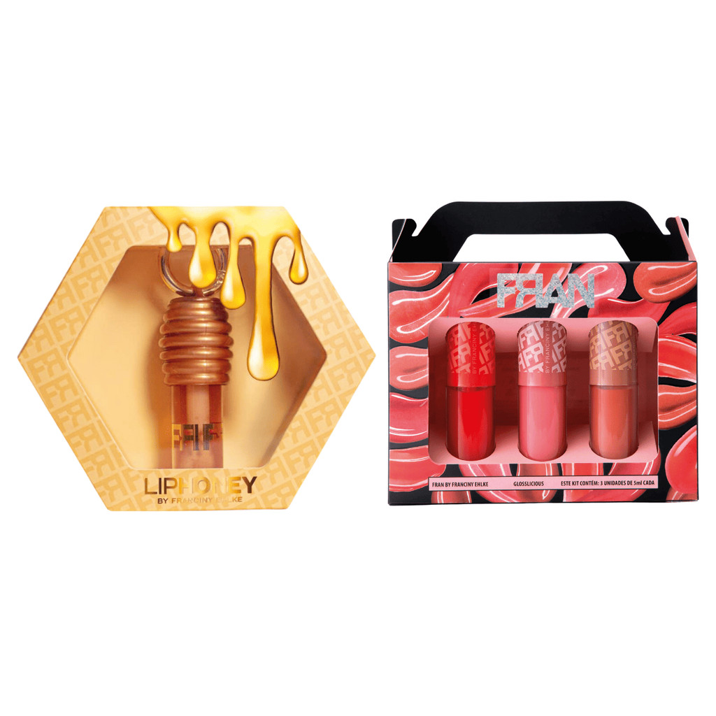 Kit Gloss LipHoney e GlossLicious - Fran By Franciny Ehlke