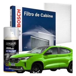 Filtro Ar Condicionado Original Bosch Com Spray Higienizador Fast Back