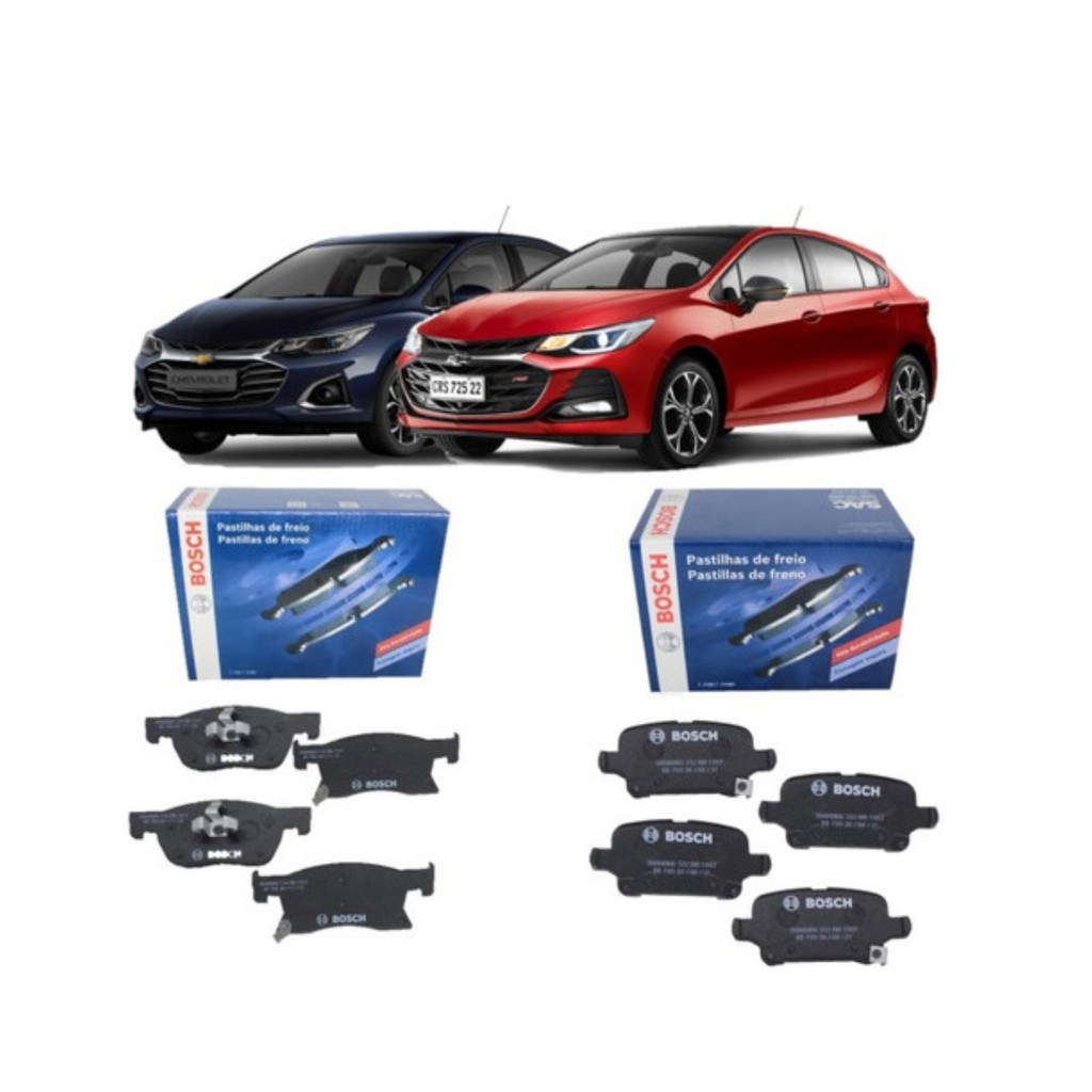 Pastilhas De Freio Gm Cruze 1.4 Sport Turbo 2017 2018 2019 2020 em Oferta na Shopee