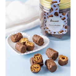 Chocotubo Wafer Chocolate ao Leite 180g | Biscoitê