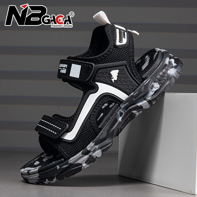 Sandálias Infantis Pretas De Verão Estilo Leve Para Meninos Escolares Esportivas Antiderrapantes em Oferta na Shopee
