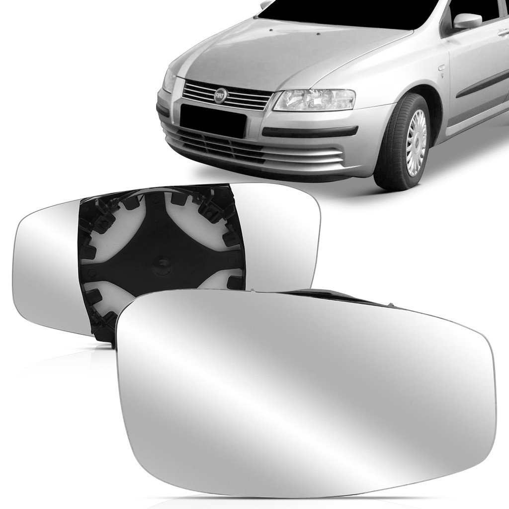 Lente Espelho Retrovisor Stilo 2002 2003 2004 2005 2006 2007 2008