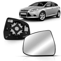 Lente Espelho Retrovisor Focus 2014 2015 2016 Com Suporte