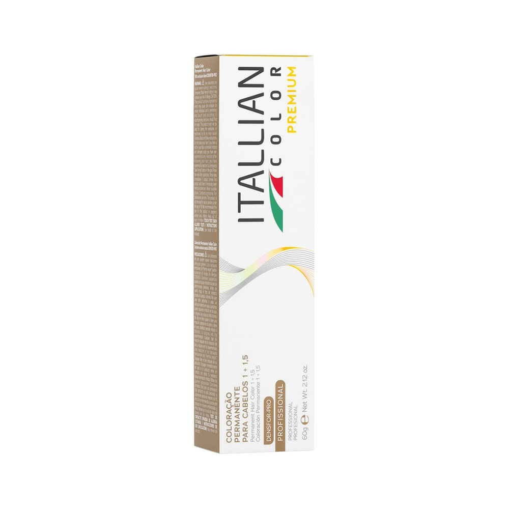 Coloração Itallian Color Premium 7.0 Louro 60g em Oferta na Shopee