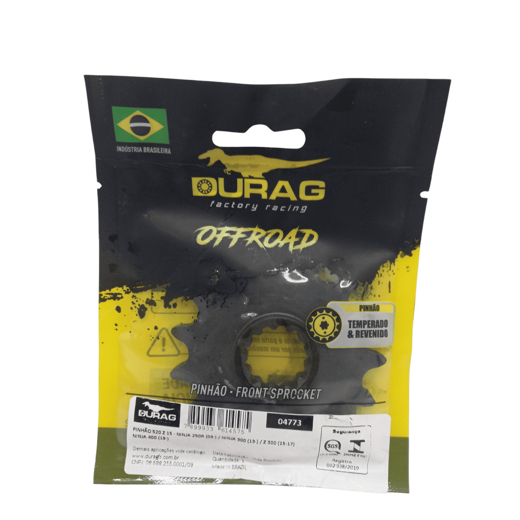 Pinhão Piao peao 15 Kawasaki Ninja 250 2009 Ninja 300 2013 Z300 2015 à 2017 ninja 400 2019