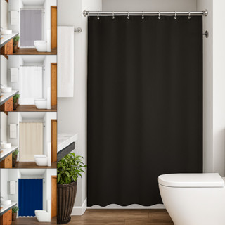 Cortina de Box Banheiro Tecido Poliéster Lavável a Maquina 1,38x1,98m em Oferta na Shopee