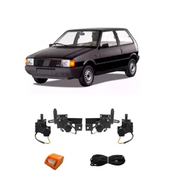 Kit Trava Elétrica 4 Portas Fiat Uno 1985 a 2013 Tragial FTMN013