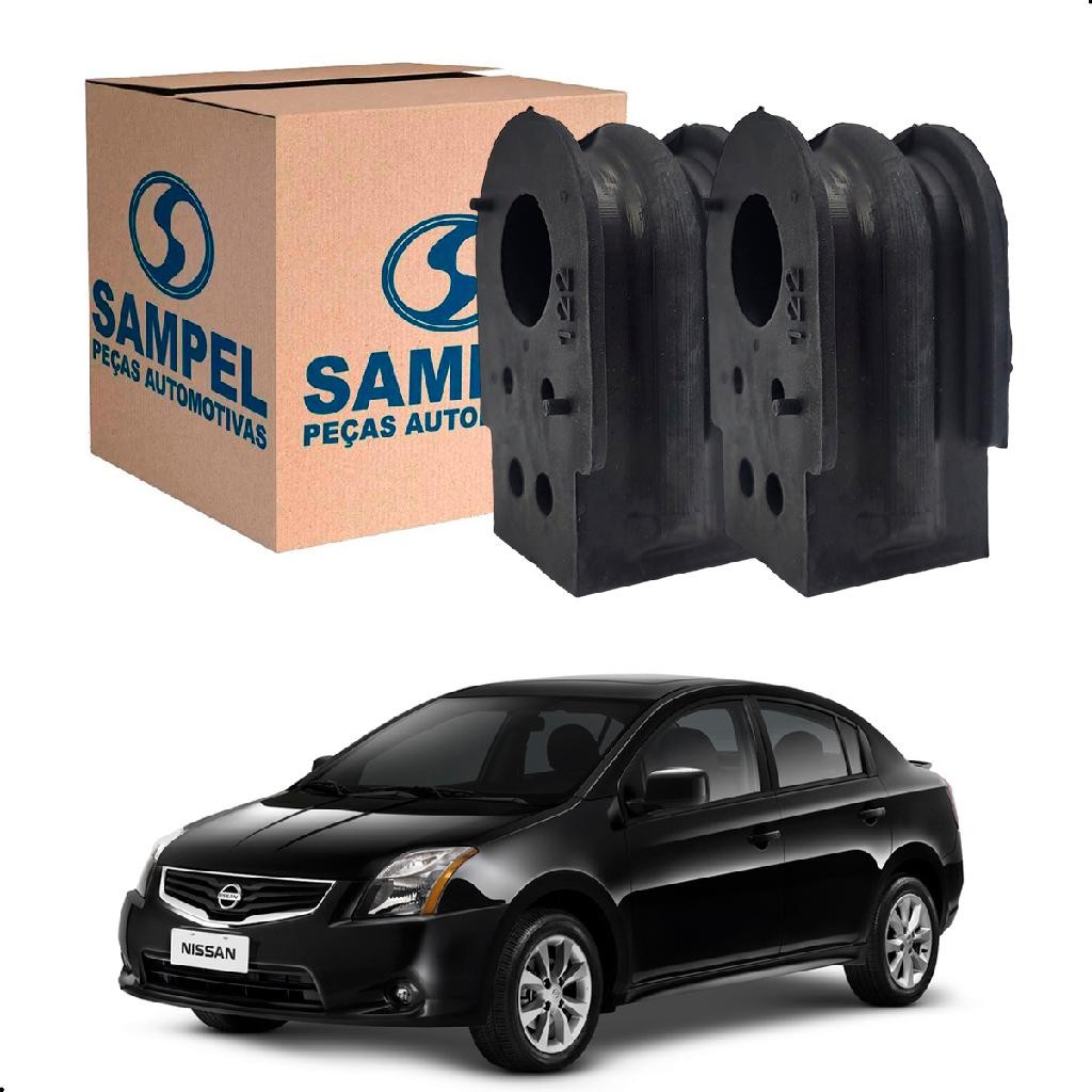 Par Bucha Barra Estababilizadora Dianteira Nissan Sentra 2007 A 2012 em Oferta na Shopee