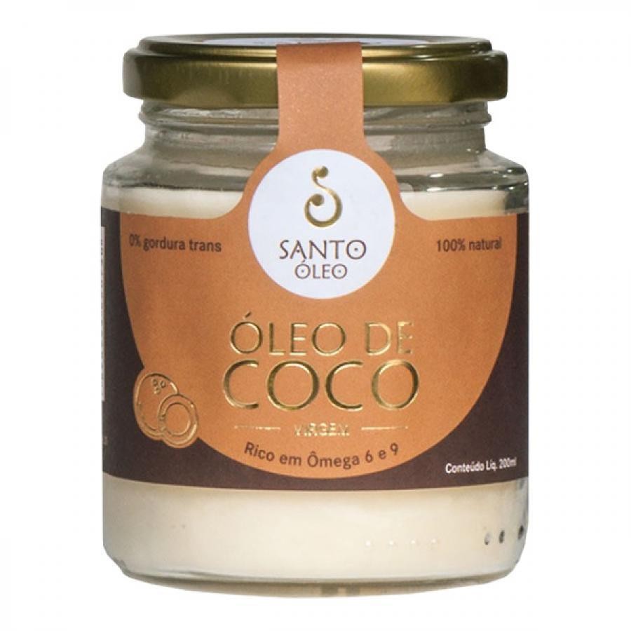 Óleo de Coco Virgem Santo Óleo 200ml