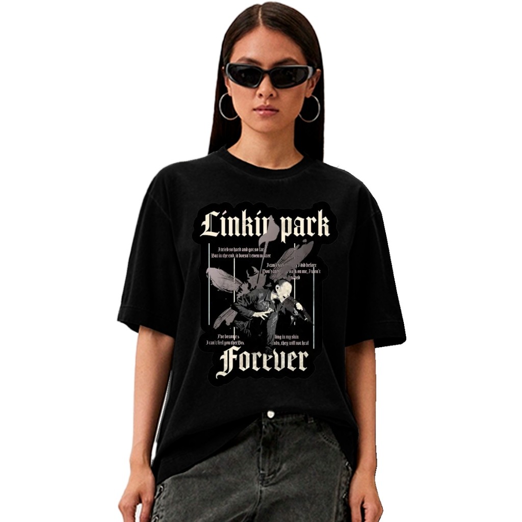 Camiseta Streetwear Estampada Linkin Park Forever Lançamento