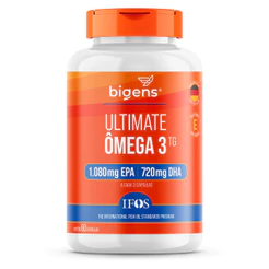 Ultimate Ômega 3 TG, Selo IFOS, 1.080mg EPA + 720mg DHA, 60 caps, Bigens