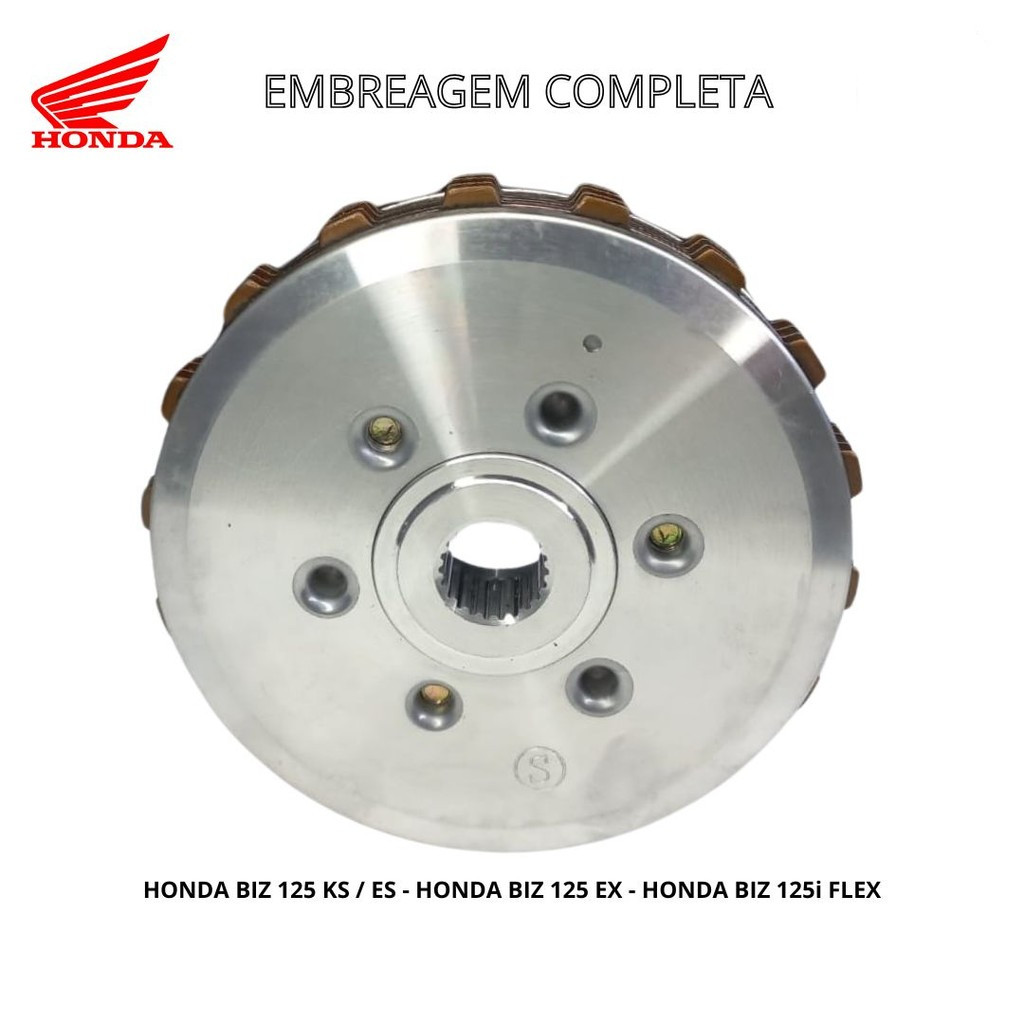 Embreagem Completa Biz 125 KS-ES Biz 125 Ex Biz 125i Flex