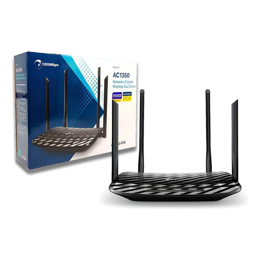 Roteador Wi-Fi EC230-G1 Gigabit Dual Band AC1350 4 Antenas Tp-link 