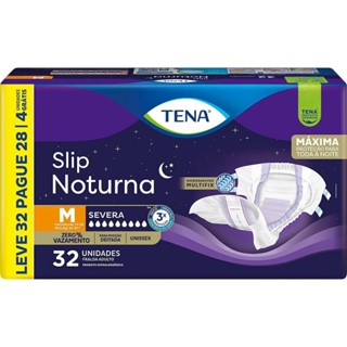 Fralda Geriátrica Tena Slip Noturna M Leve 32 Pague 28 unidades em Oferta na Shopee