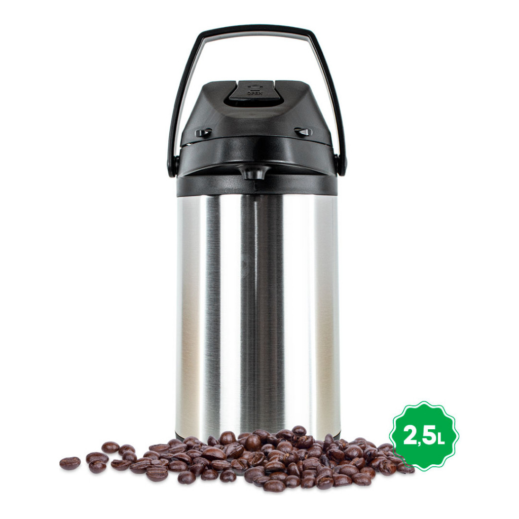 Garrafa Térmica Chacal Inox 2.5 Litro Café Chimarrão Chá em Oferta na Shopee