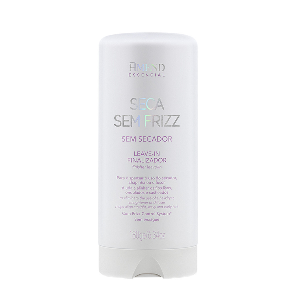 Amend Seca Sem Frizz - Leave-in Finalizador 180g em Oferta na Shopee