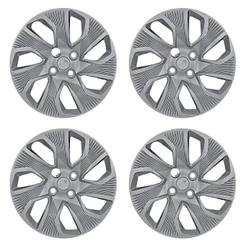 Calota Aro 15" cor Prata modelo Grand Siena 14/15 Jogo c/ 4 Calotas Grid - 214CP-PTA-E