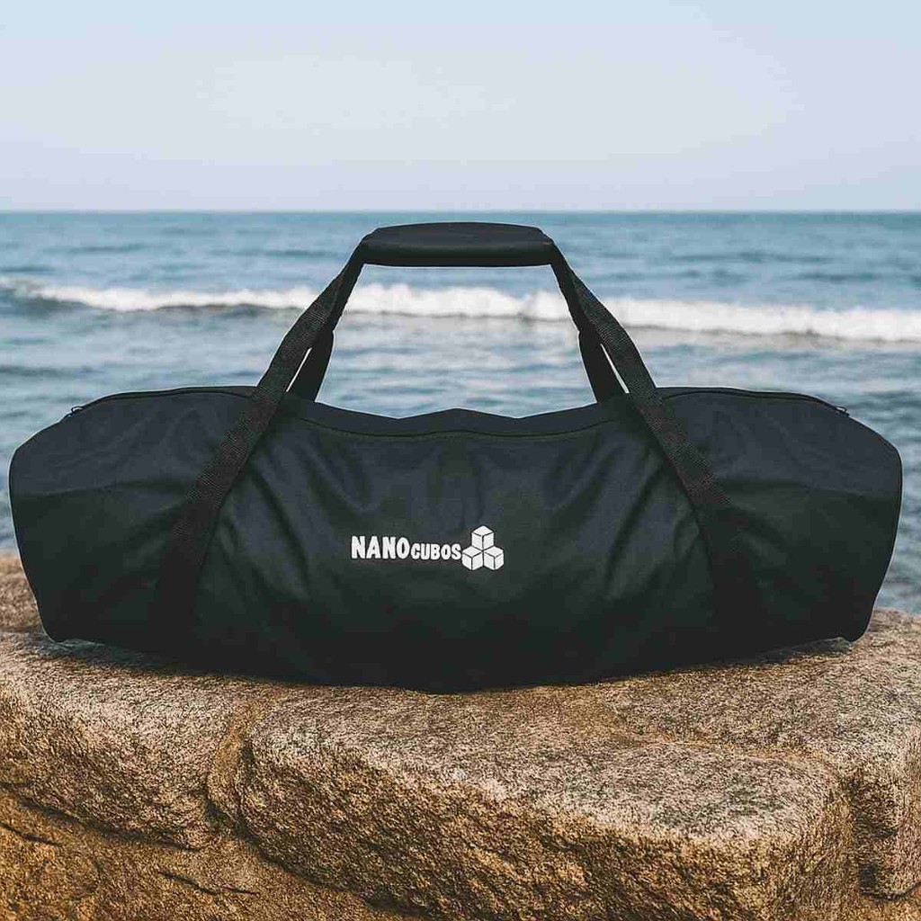 Bolsa Nanocubos com sinalização noturna para equipamento de mergulho pesca arbalete arpão nadadeiras
