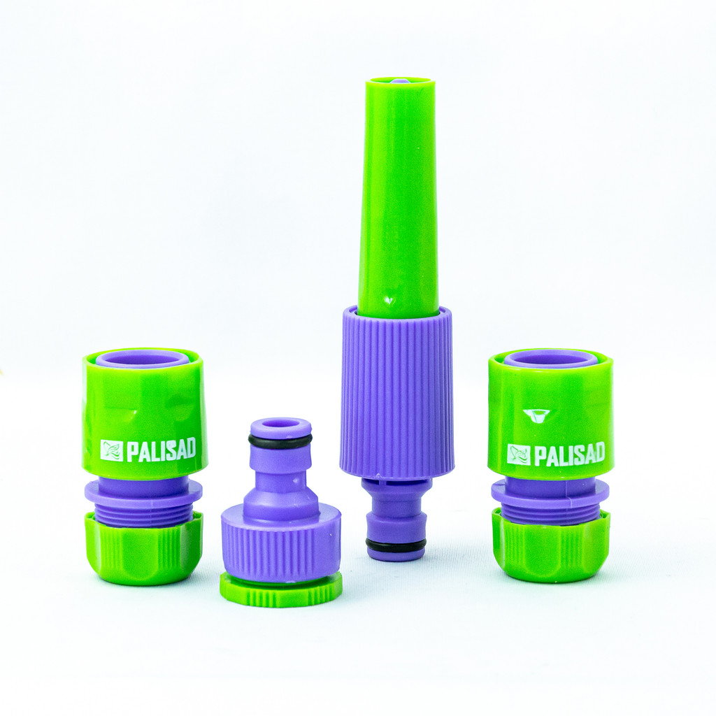 JOGO DE CONEXAO PARA MANGUEIRA ENCAIXE 1/2POL 4PCS// PALISAD