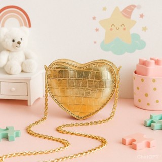 Bolsa Infantil Coração Menina Bolsinha Mini Bag Glitter em Oferta na Shopee