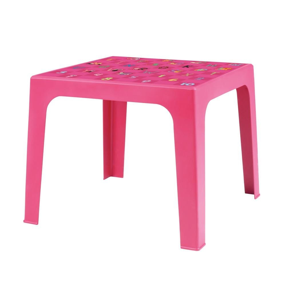 Mesinha Mor Estampada Kids Rosa em Oferta na Shopee