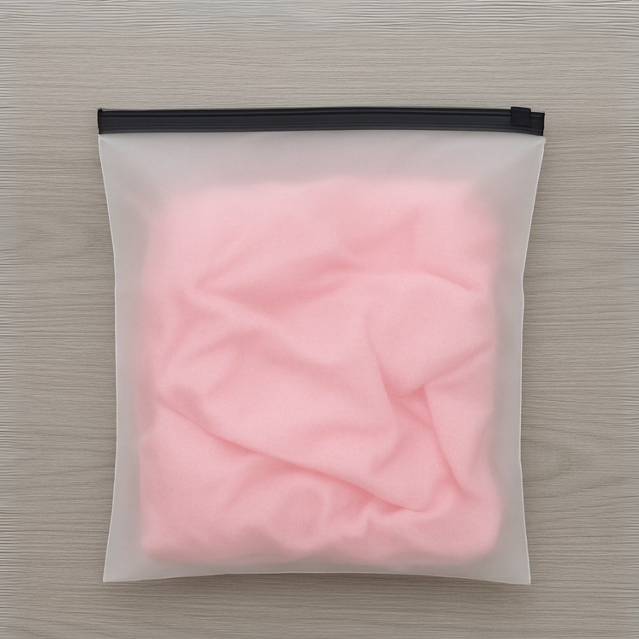 Saco Trilho Zip Preto - Transparente Fosco - 15x15cm - 50 unidades - Rizzo em Oferta na Shopee