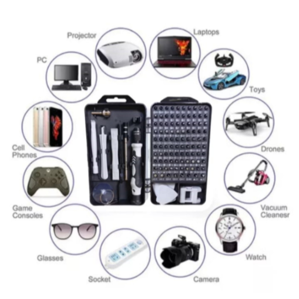 Kit Ferramenta 115 Chaves Precisão Celular / Notebook / Tablet em Oferta na Shopee