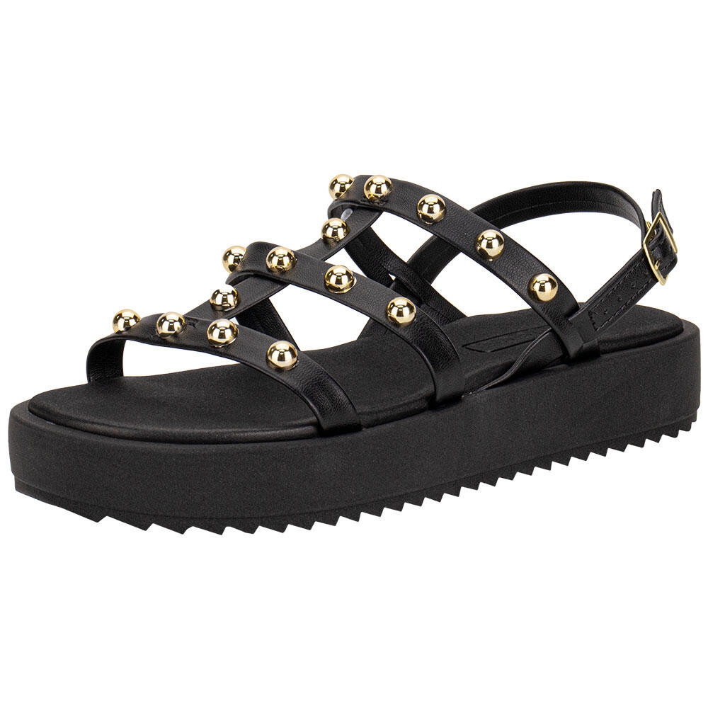 Sandália Feminina Flat Moleca 5489119 em Oferta na Shopee