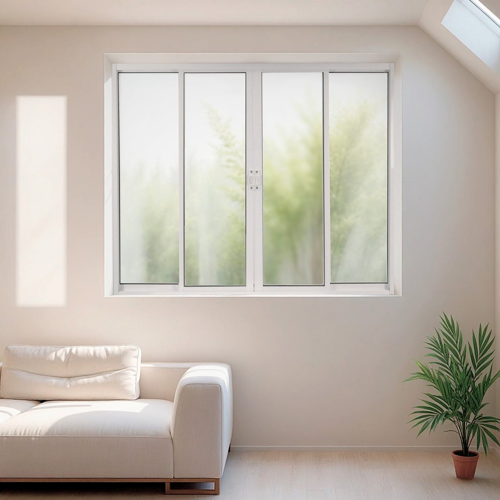 Janela de Alumínio de Correr 100x200cm 4 Folhas 2 Fixas com Vidro Liso Linha Soft Mgm Branco 100cm x 200cm em Oferta na Shopee