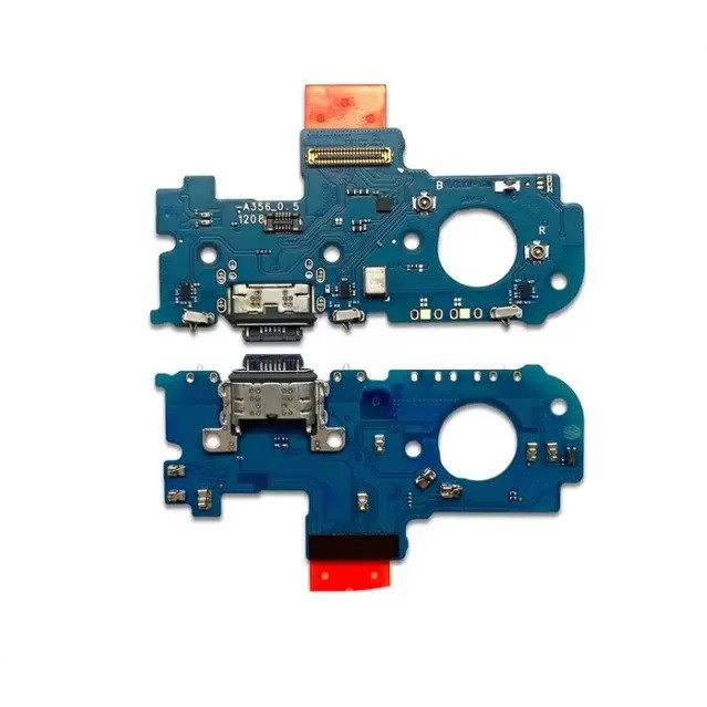 Placa Conector Carga Microfone  Galaxy A35
