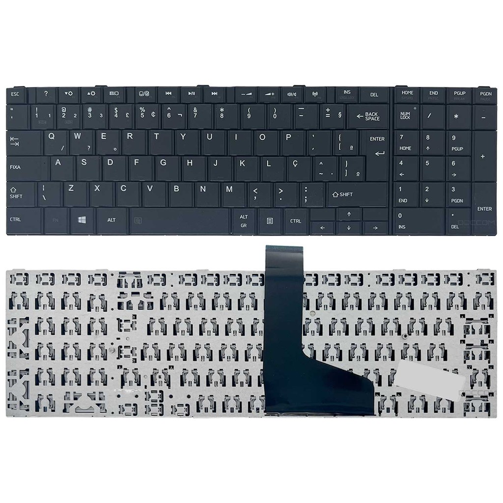 Teclado Para Notebook Toshiba Satellite C55-a5100 C55-a5102 C55-a5104 C55-a5387 C55-a5388 C55-a5390
