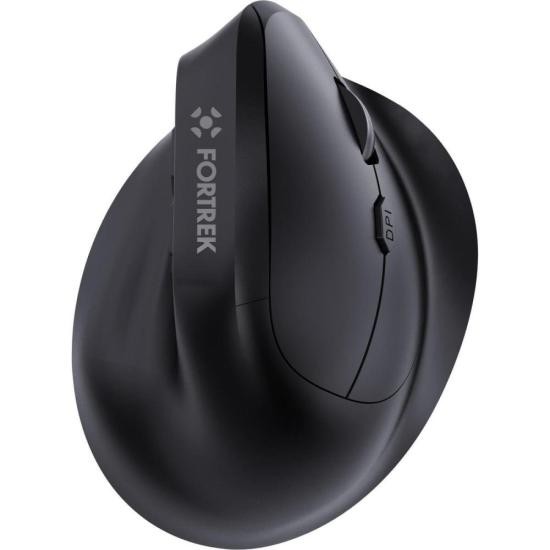 Mouse Vertical Sem Fio Ergonômico Fortrek MERG15 Preto [F002]